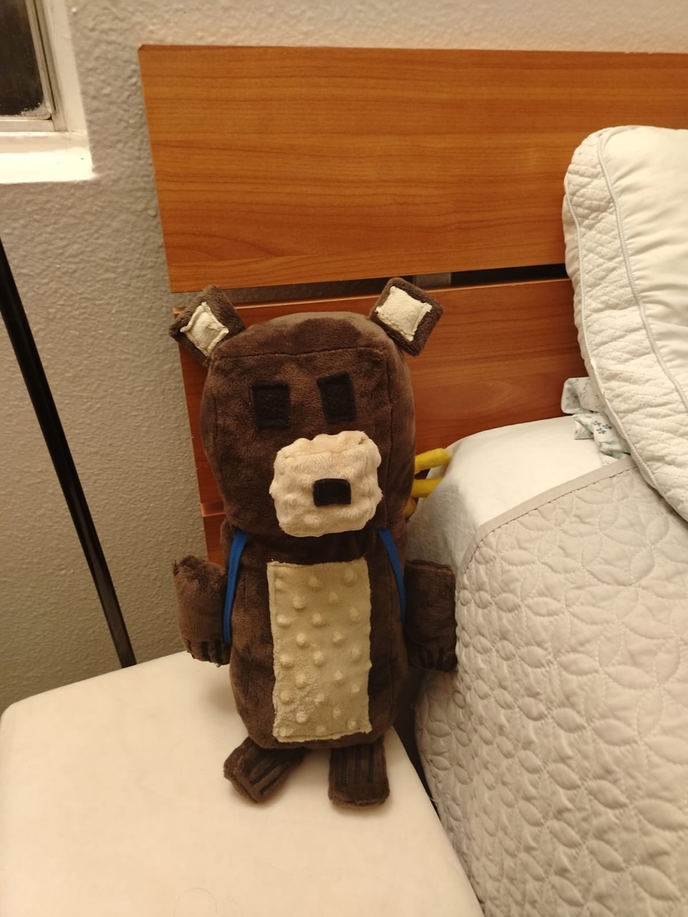 Plush Brown Bear Decorative Accent Pillow